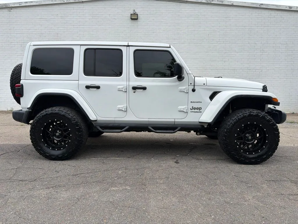White 2018 Jeep Wrangler Unlimited Sahara for sale in Madison, NC