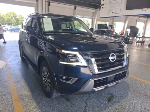 Blue 2023 Nissan Armada SL for sale in Madison, NC