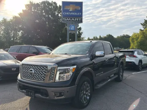 Black 2019 Nissan Titan Platinum Reserve for sale in Madison, NC