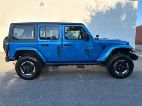 Blue 2021 Jeep Wrangler Unlimited Sahara 4xe for sale in Madison, NC