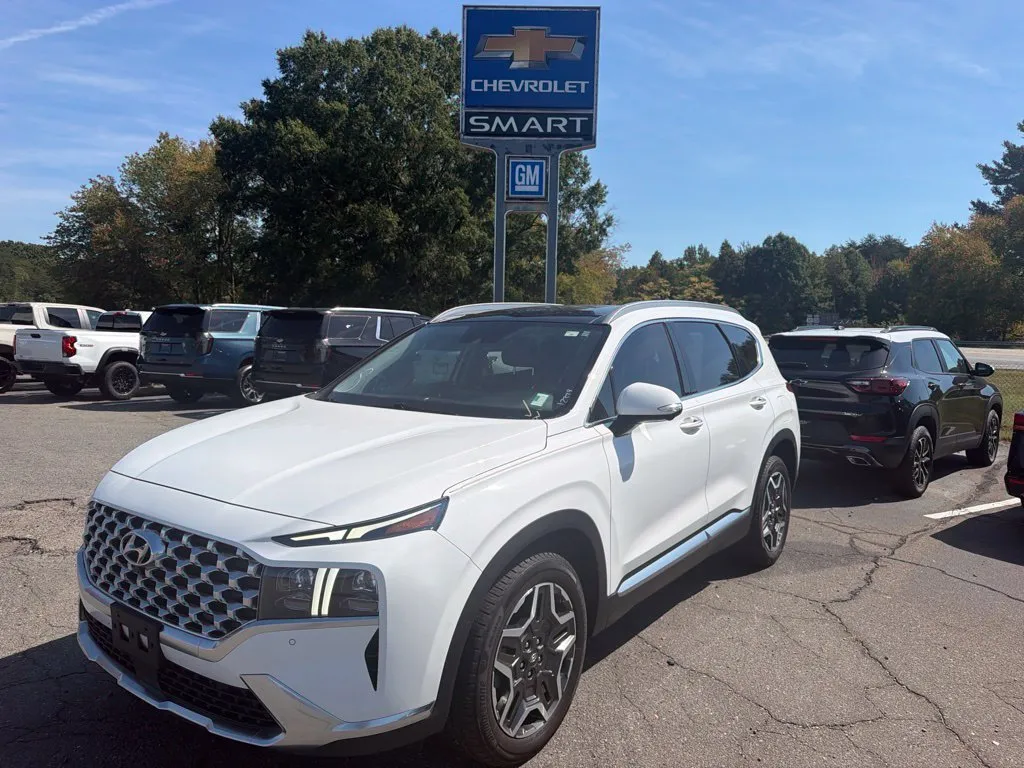 White 2023 Hyundai Santa Fe Limited for sale in Madison, NC