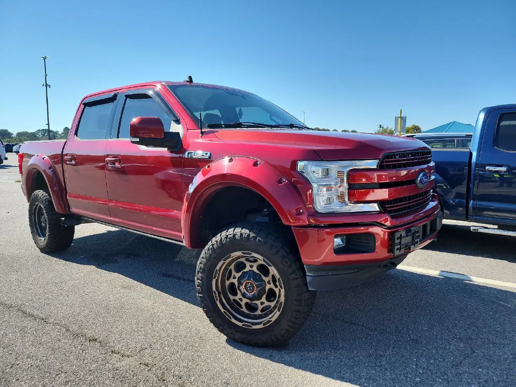 Red 2019 Ford F-150 Lariat for sale in Madison, NC