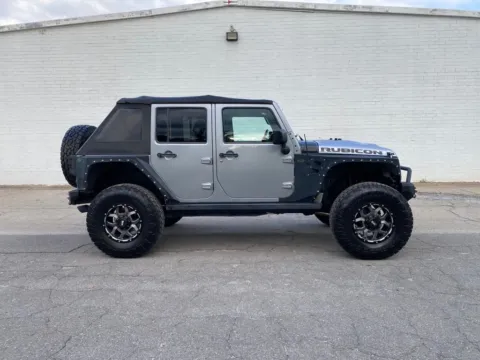 Silver 2013 Jeep Wrangler Unlimited Rubicon for sale in Madison, NC