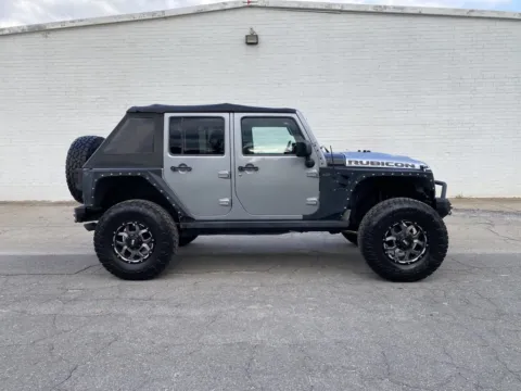 Silver 2013 Jeep Wrangler Unlimited Rubicon for sale in Madison, NC