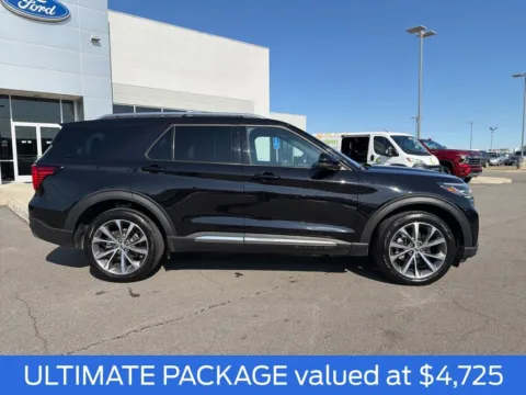 Photos of 2025 Ford Explorer Platinum for sale in South Boston, VA at Smart Ford