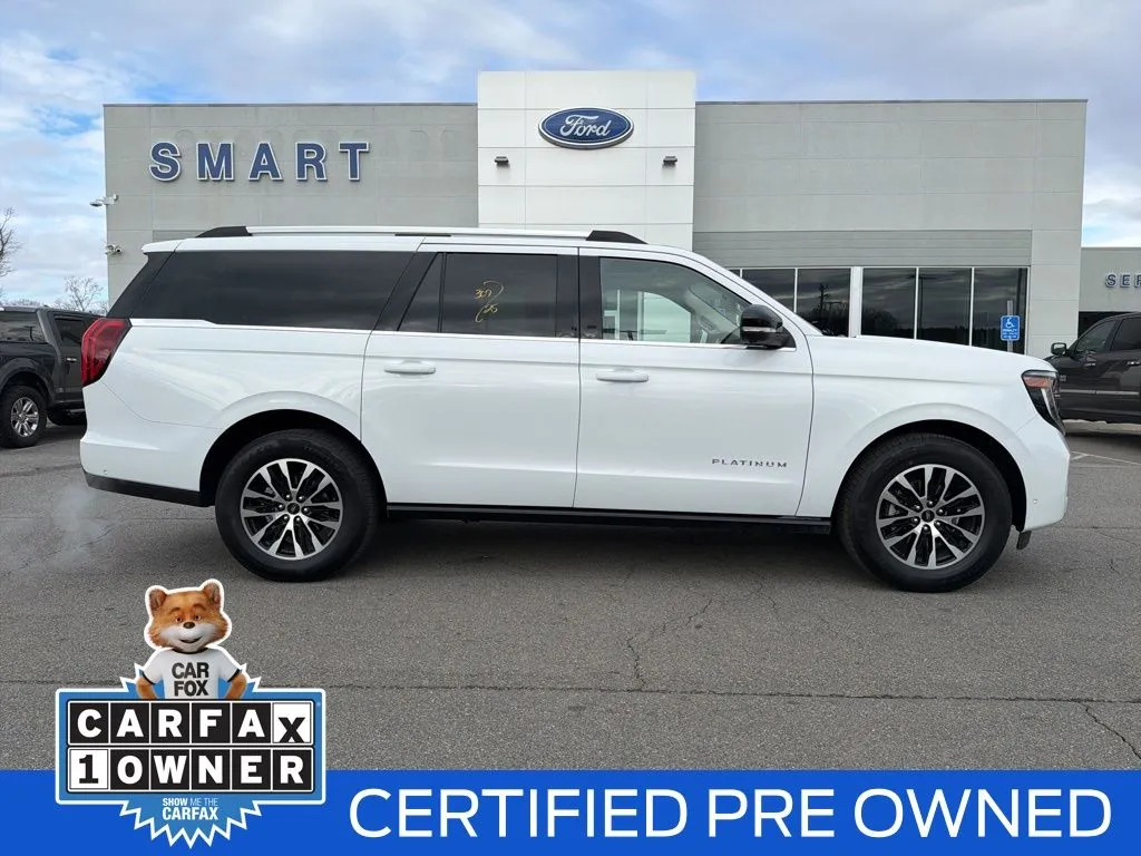 White 2025 Ford Expedition Max Platinum for sale in South Boston, VA