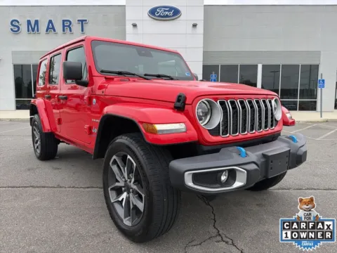 Red 2024 Jeep Wrangler Sahara 4xe for sale in South Boston, VA