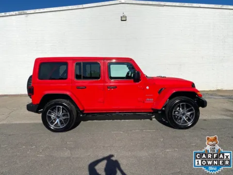 Red 2024 Jeep Wrangler Sahara 4xe for sale in South Boston, VA