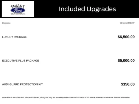 More photos of 2021 Audi A8 L 55 at Smart Ford, VA