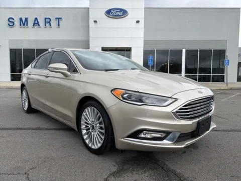 White 2017 Ford Fusion Titanium for sale in South Boston, VA