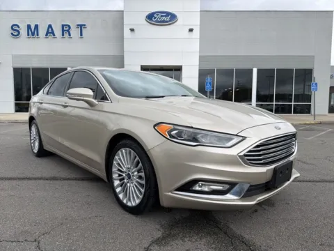 White 2017 Ford Fusion Titanium for sale in South Boston, VA