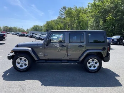 Gray 2014 Jeep Wrangler Unlimited Sahara for sale in South Boston, VA