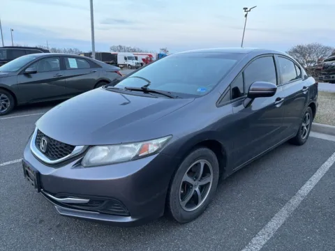 Silver 2015 Honda Civic SE for sale in South Boston, VA