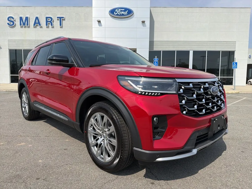 Red 2026 Ford Explorer Platinum for sale in South Boston, VA