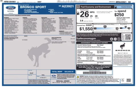 More photos of 2021 Ford Bronco Sport Outer Banks at Smart Ford, VA