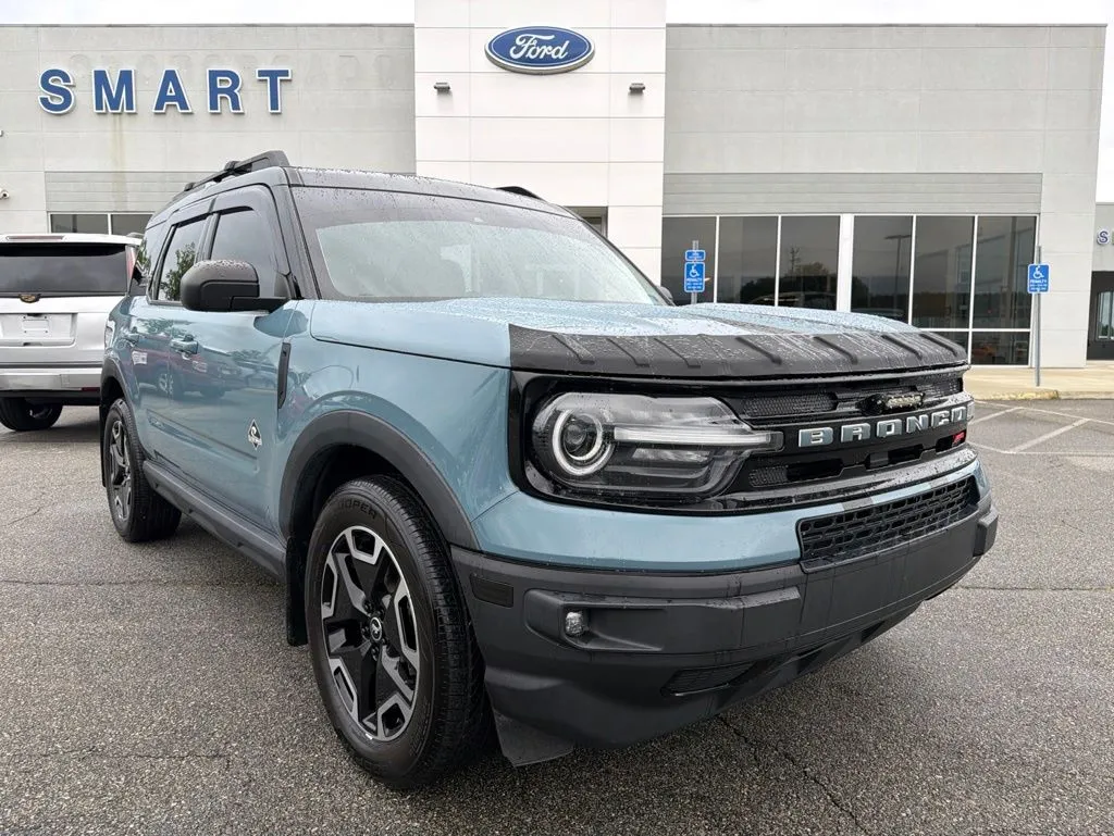 Blue 2021 Ford Bronco Sport Outer Banks for sale in South Boston, VA