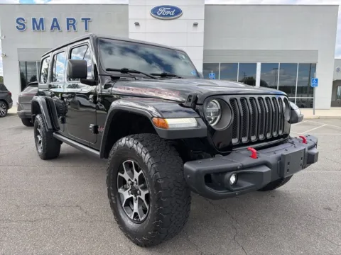 Black 2020 Jeep Wrangler Unlimited Rubicon for sale in South Boston, VA