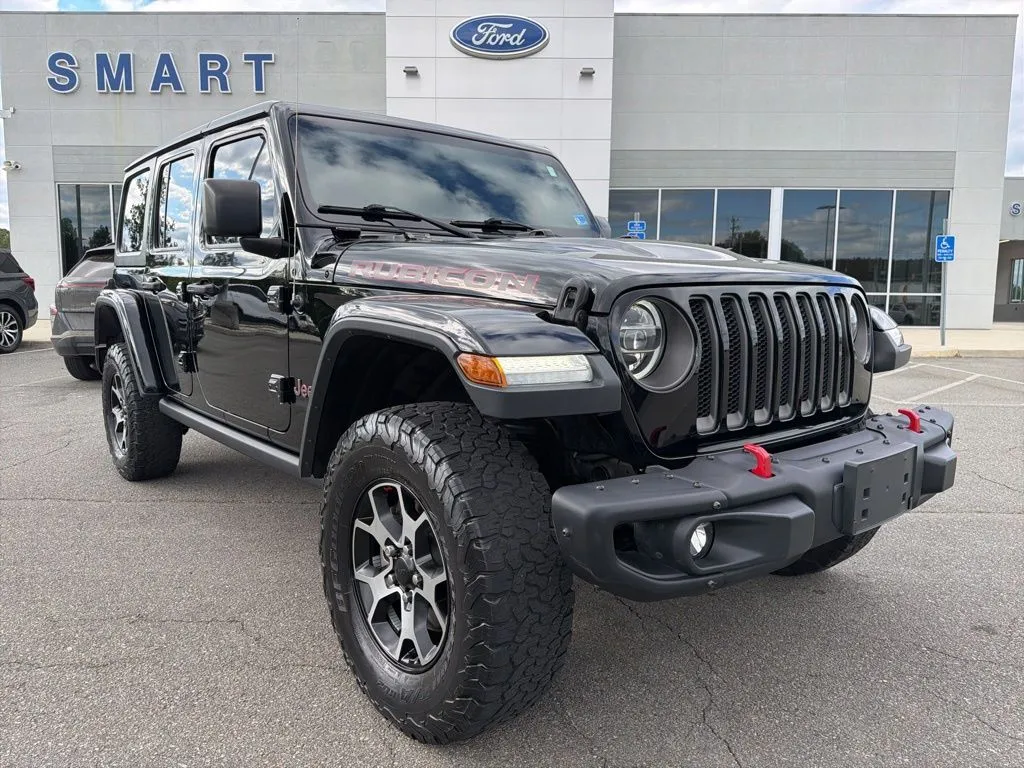 Black 2020 Jeep Wrangler Unlimited Rubicon for sale in South Boston, VA