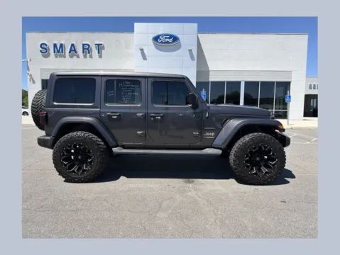 Gray 2019 Jeep Wrangler Unlimited Sahara for sale in South Boston, VA