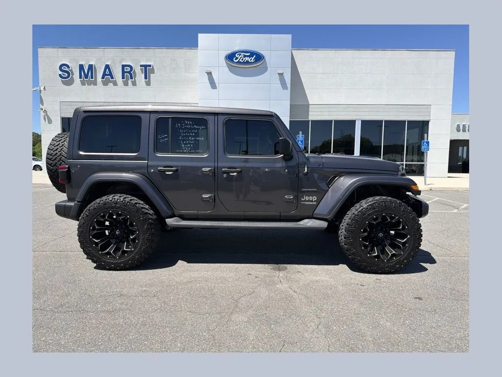 Gray 2019 Jeep Wrangler Unlimited Sahara for sale in South Boston, VA