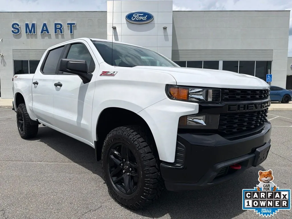 White 2020 Chevrolet Silverado 1500 Custom Trail Boss for sale in South Boston, VA