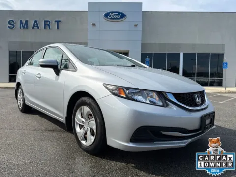 Silver 2015 Honda Civic LX for sale in South Boston, VA