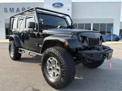Black 2013 Jeep Wrangler Unlimited Rubicon for sale in South Boston, VA