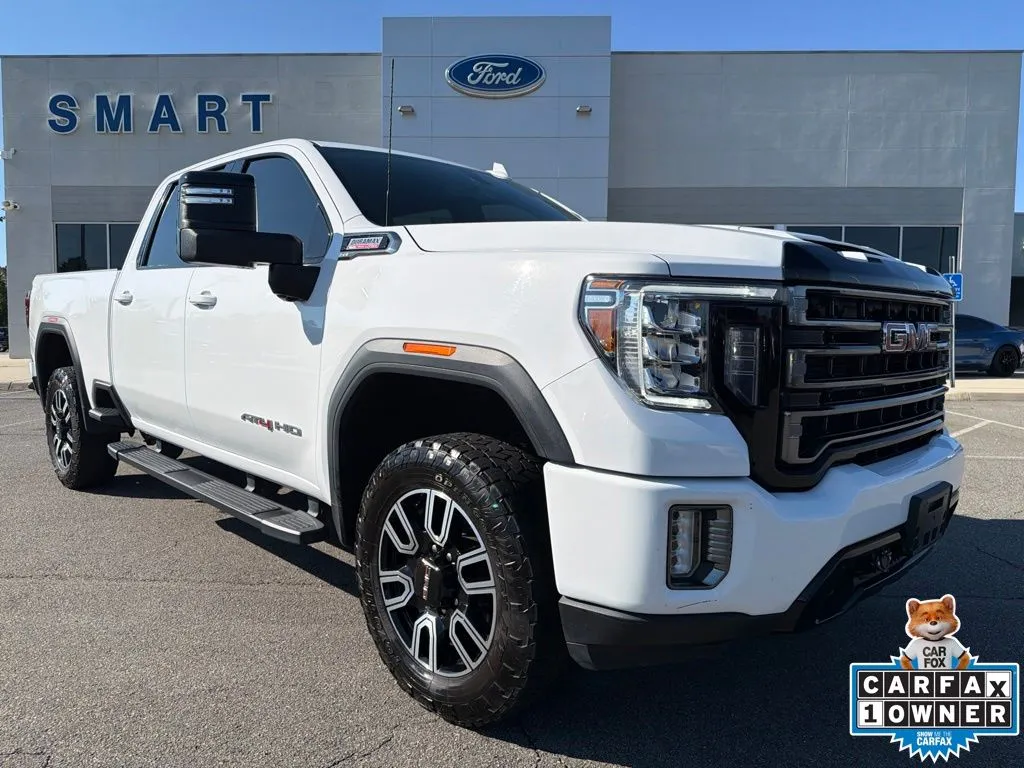 White 2021 GMC Sierra 2500 HD AT4 for sale in South Boston, VA