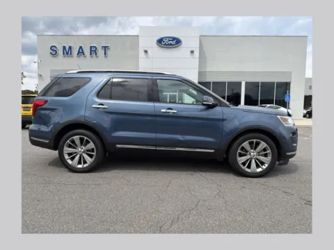 Blue 2018 Ford Explorer Limited for sale in South Boston, VA