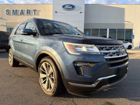 Blue 2018 Ford Explorer Limited for sale in South Boston, VA
