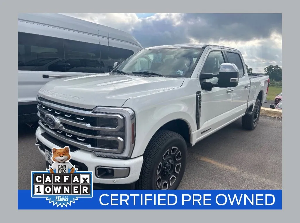 White 2024 Ford F-250SD Platinum for sale in South Boston, VA