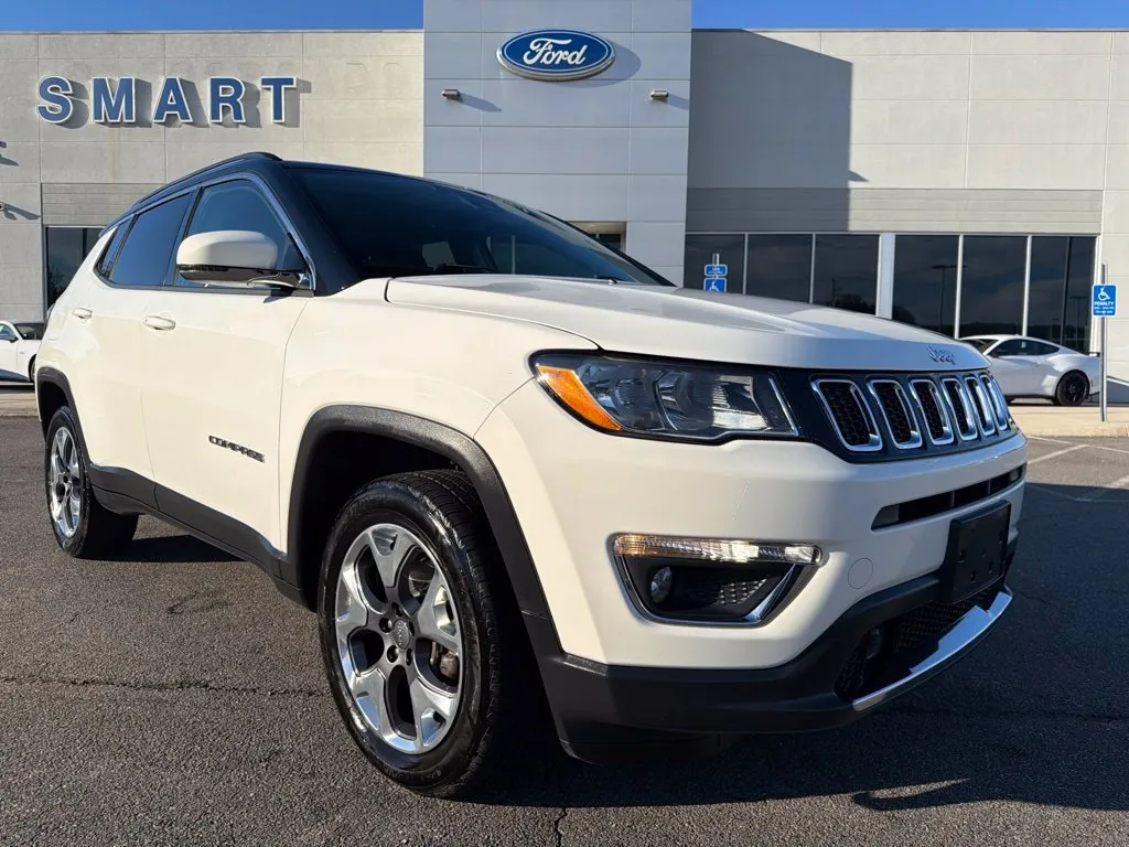 White 2021 Jeep Compass Limited for sale in South Boston, VA