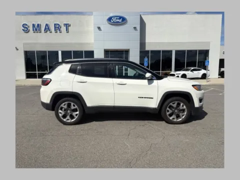 White 2021 Jeep Compass Limited for sale in South Boston, VA