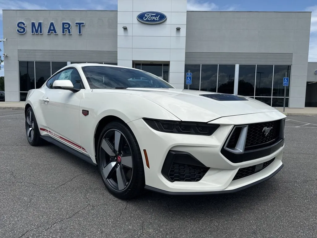 White 2025 Ford Mustang GT Premium for sale in South Boston, VA