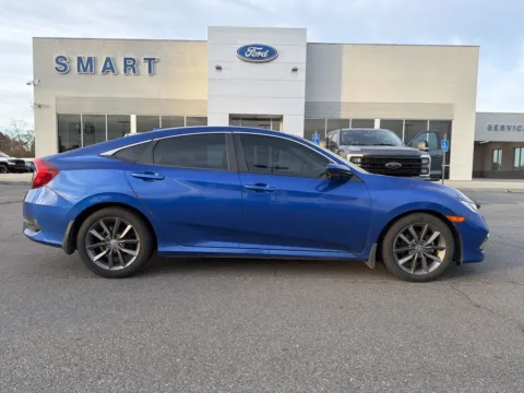 Blue 2021 Honda Civic EX for sale in South Boston, VA