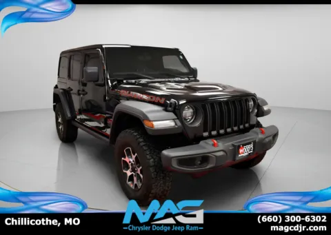 Black 2021 Jeep Wrangler Unlimited Rubicon for sale in Chillicothe, MO