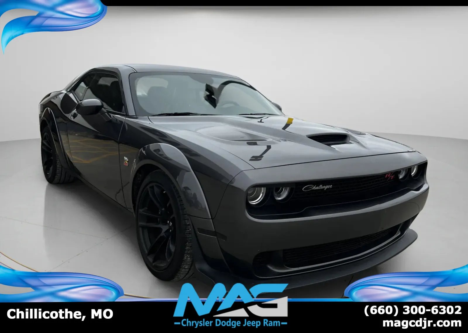 Gray 2022 Dodge Challenger R/T Scat Pack Widebody for sale in Chillicothe, MO