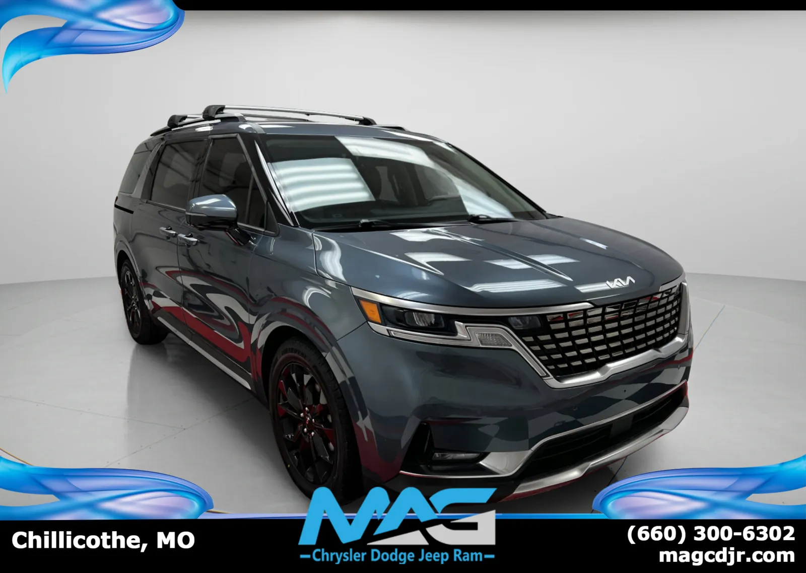 Blue 2022 Kia Carnival SX for sale in Chillicothe, MO