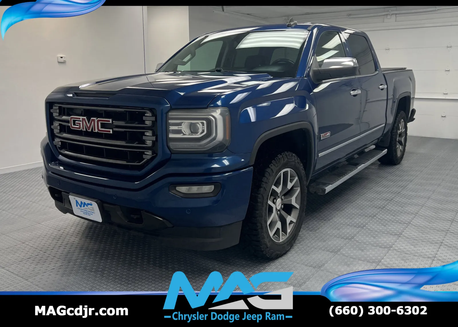 Blue 2016 GMC Sierra 1500 SLT for sale in Chillicothe, MO