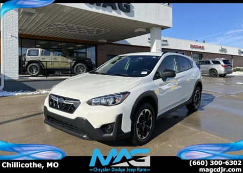 White 2023 Subaru Crosstrek CVT for sale in Chillicothe, MO