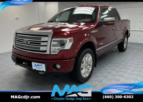 Red 2013 Ford F-150 Platinum for sale in Chillicothe, MO