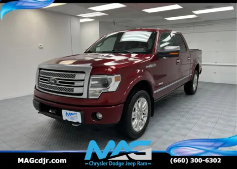 Red 2013 Ford F-150 Platinum for sale in Chillicothe, MO