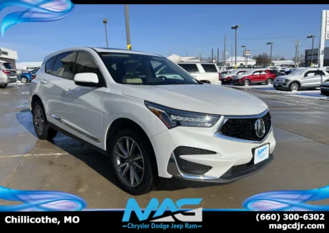 White 2021 Acura RDX w/Technology Package for sale in Chillicothe, MO
