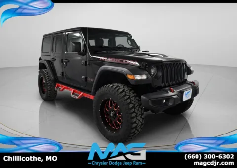 Black 2018 Jeep Wrangler Unlimited Rubicon for sale in Chillicothe, MO