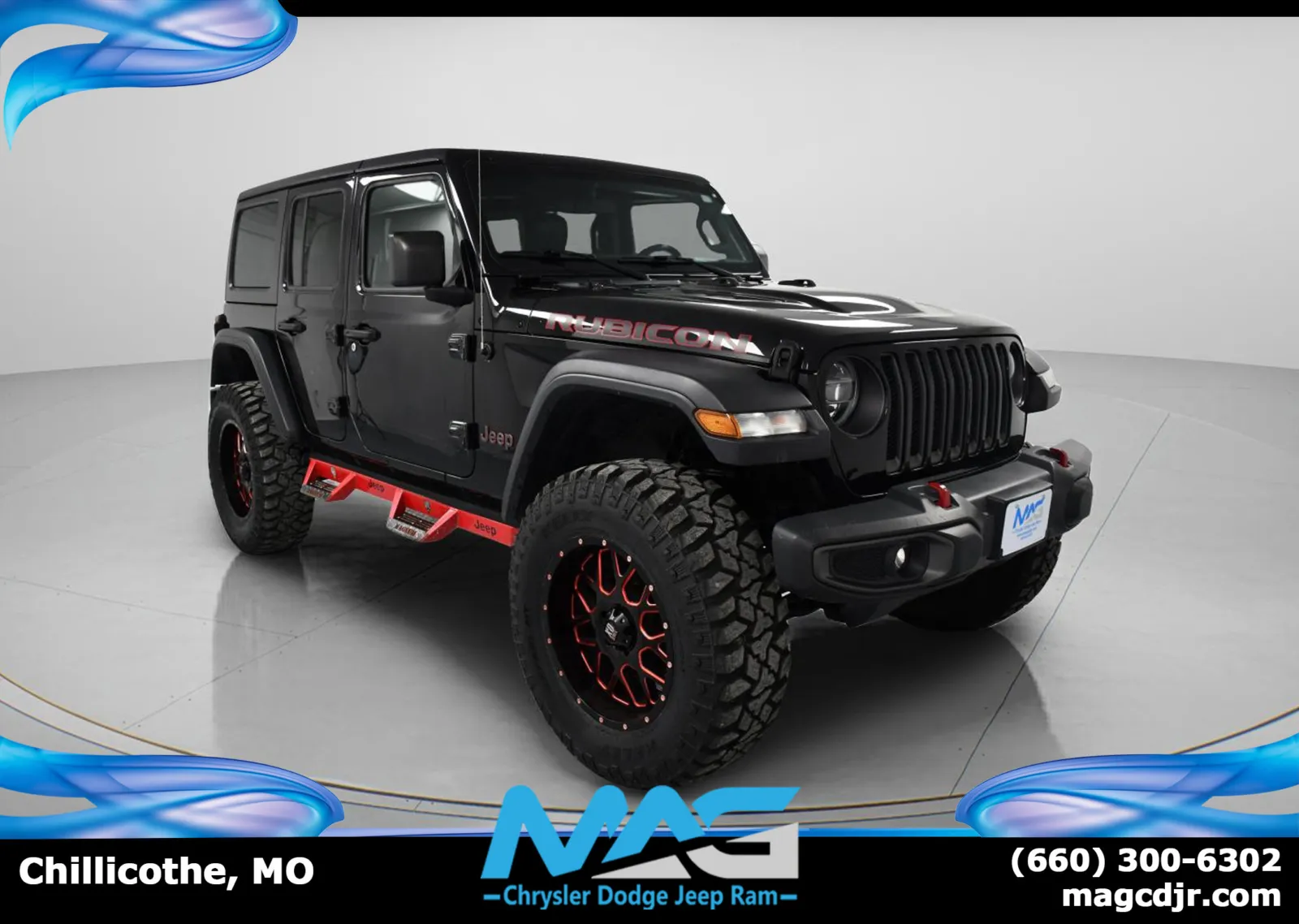 Black 2018 Jeep Wrangler Unlimited Rubicon for sale in Chillicothe, MO