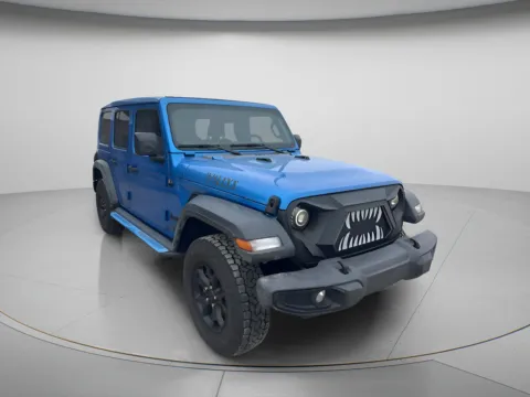 Blue 2021 Jeep Wrangler Unlimited Willys for sale in Chillicothe, MO