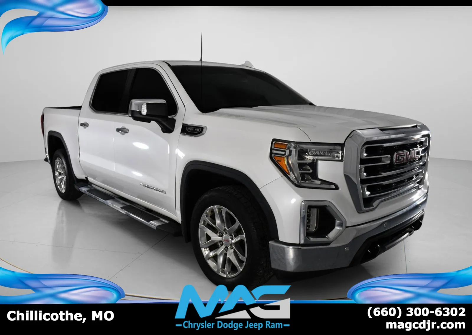 White 2019 GMC Sierra 1500 SLT for sale in Chillicothe, MO