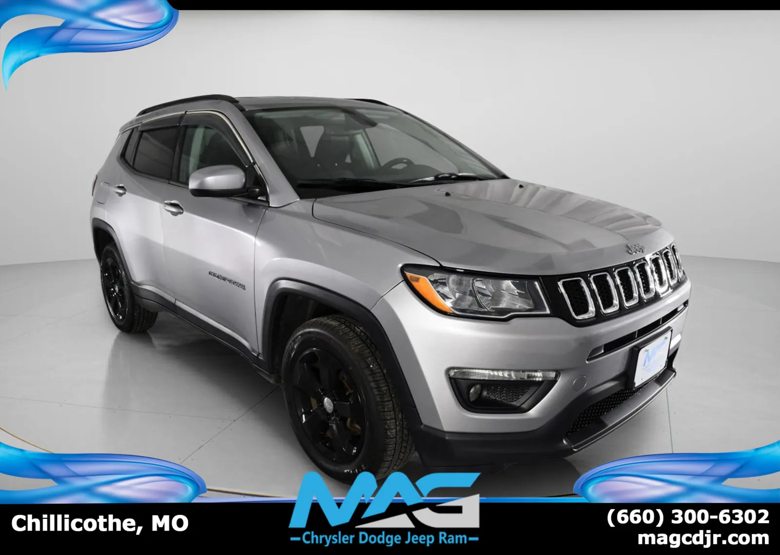 Silver 2019 Jeep Compass Latitude for sale in Chillicothe, MO