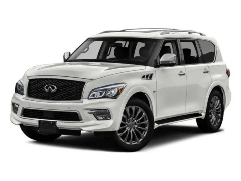 White 2016 INFINITI QX80 4WD 4dr for sale in Chillicothe, MO