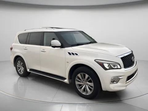 White 2016 INFINITI QX80 4WD 4dr for sale in Chillicothe, MO